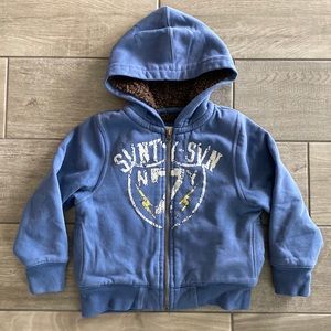 77 Kids Boys Jacket/Coat/Hoodie with faux fur lining